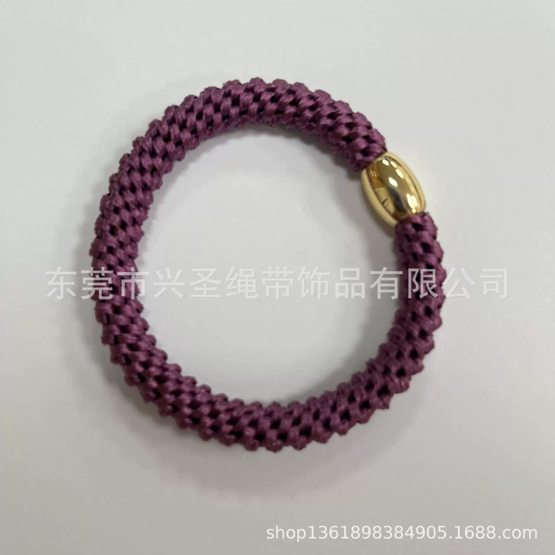 欧美头绳加粗金珠编织新款发绳发圈现货颜色多选颜色联系客服
