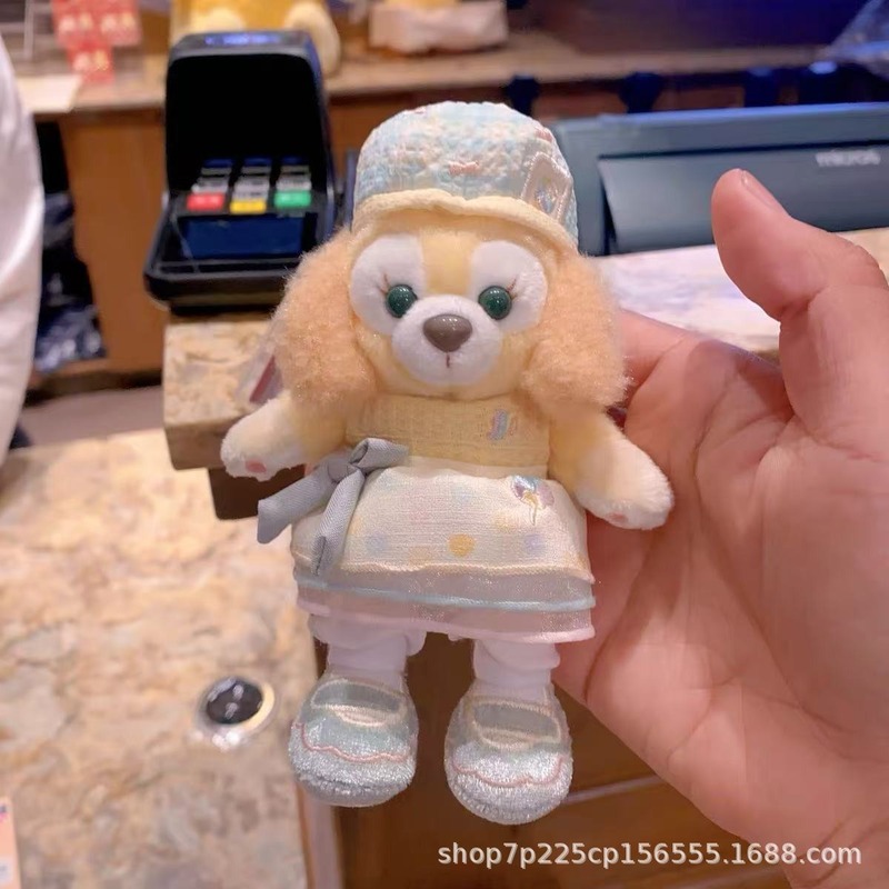 东京DSN快乐相传星戴露兔子包包挂件达菲雪莉玫钥匙扣玩偶公仔|undefined