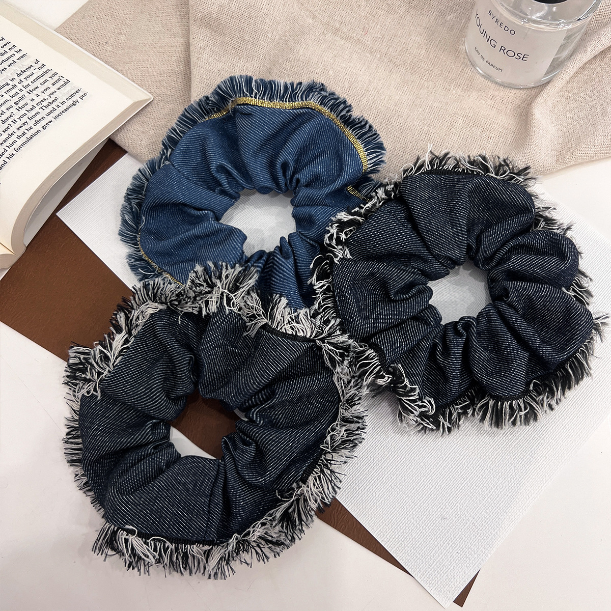 Holiday, Daily Occasion Cloth Material Vacation Classic Style Women's Solid Color Cloth Hair Tie