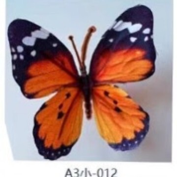 模擬 3D 蝶の花模擬造花 DIY 蝶のカラフルな人気の蝶の装飾クリエイティブジュエリー工場卸売|undefined