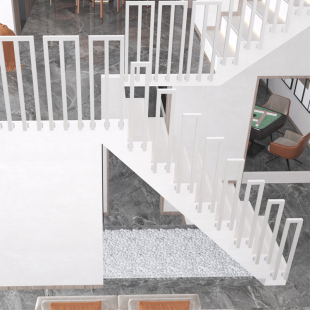 Modern Simple Fence Indoor Children's Stair Handrails Attic Railings Elderly Anti-Slip Corridor Kindergarten Handrails