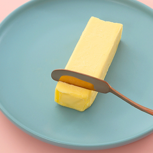 Pure 304 stainless steel butter knife Japanese style cow butter cheese dessert sauce knife jam adding thick Western cuisine knife
