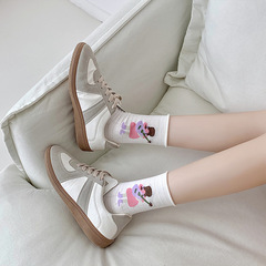 襪子女中筒棉襪春夏季可愛日系學院風長襪女生白色百搭ins潮批發