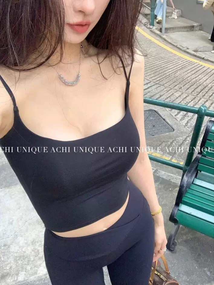 Verano nuevo estilo sexy doble correa de hombro hermosa correa de espalda color sólido delgado de una pieza con almohadilla para el pecho todo fósforo image 7