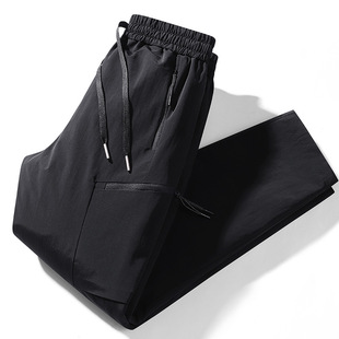 Big Brand Same Style Down Pants Men's Three-proof Graphene Heating Warm New GB 90 Velvet Charge Pants Thickened Cotton Pants for Winter