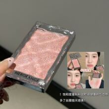 融肤感细腻腮红低饱和哑光细闪氛围感自然膨胀面中提亮眼影腮红膏
