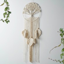 手工编织挂毯波西米亚床头装饰壁毯生命树流苏挂饰墙壁拍摄背景