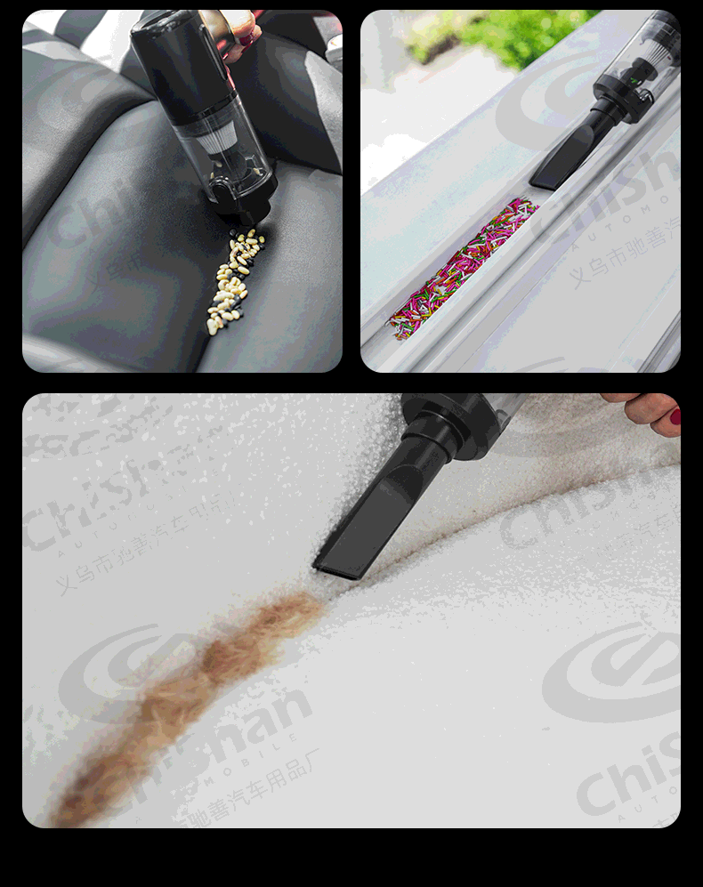 [Customized] Car Vacuum Cleaner, Handheld Brushless, Super Strong Suction, Wireless Portable Car Vacuum Cleaner with Suction and Blowing Functions