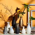 北欧风陶瓷花瓶批发客厅餐桌简约纯手工装饰插干花器创意工艺摆件