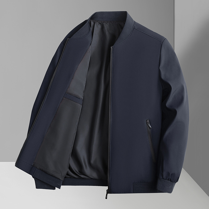Chaqueta ejecutiva de hombre primavera y otoño nuevo estilo casual de mediana edad, chaqueta de negocios de papá, chaqueta de hombre