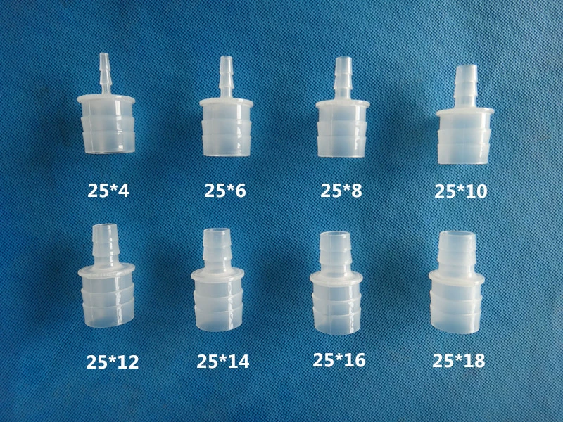 Пластиковый редуктор от 25 мм до 4 мм, прямой соединитель от 1 дюйма до 4 минут прямо Пагода, соединитель шланга от 1 дюйма до 10 мм