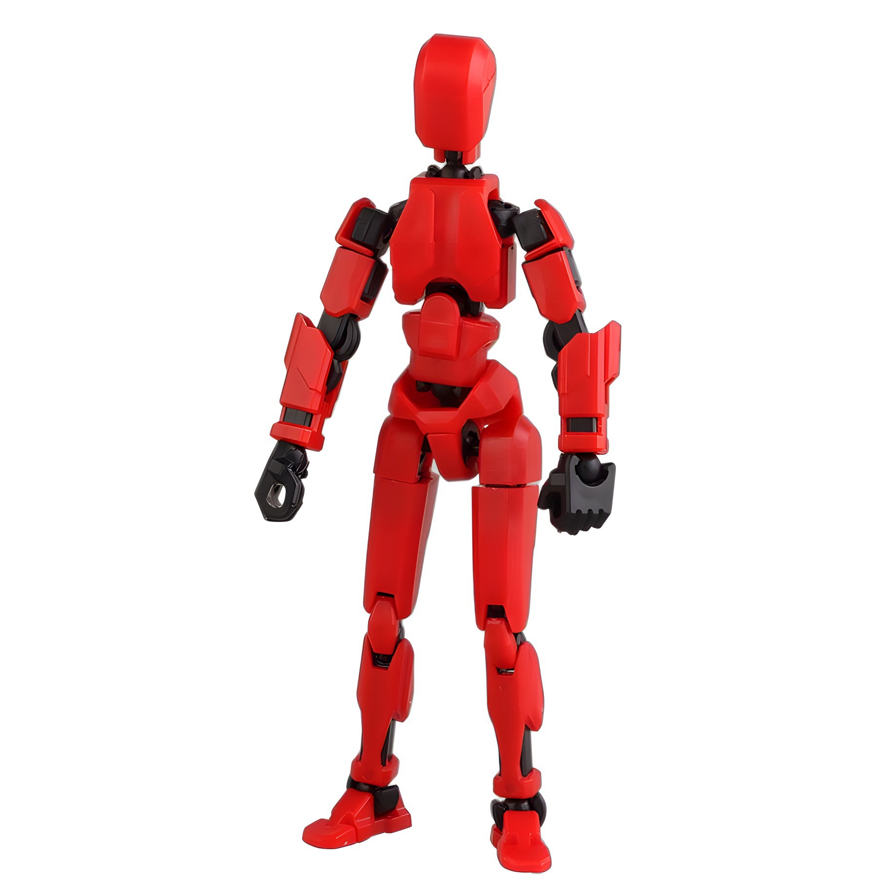 Muñeca de la suerte en caja 13 articulación móvil muñeca de monitoreo de impresión 3D juguete de bloques de construcción muñeca maniquí de tercera generación DIY