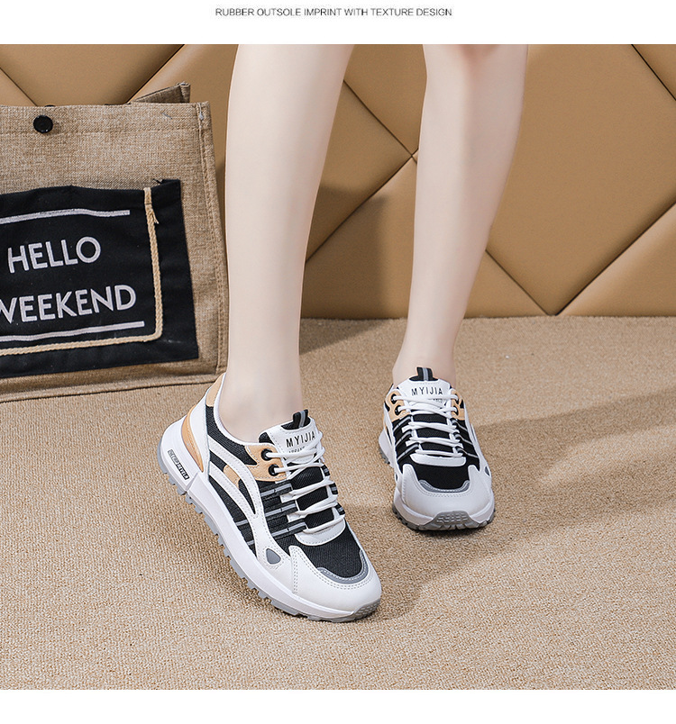 Women's Lady Tennis Shoes Leather Shoes Athletic Shoes Sneakers Mesh Durable Easy To Clean Lightweight Footgear_voghion.com