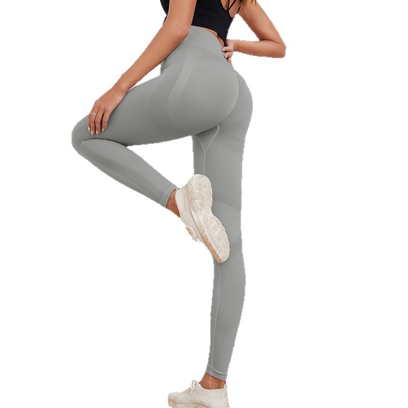 Pantalones deportivos de color melocotón para mujer para ir al trabajo, mallas de yoga para deportes al aire libre, pantalones de yoga ajustados para mujer, levantamiento de glúteos.