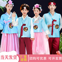 新款朝鲜族服装韩服女童舞蹈服少数民族服装女韩国大长今表演服
