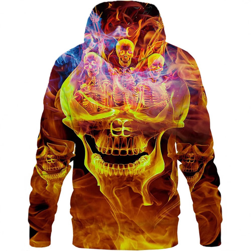 Yasswete Unisex Men and Women Novel Hooded Sweatshirt 3D Hoodie Fashion Digital Print Pullover Hooded Sweatshirt