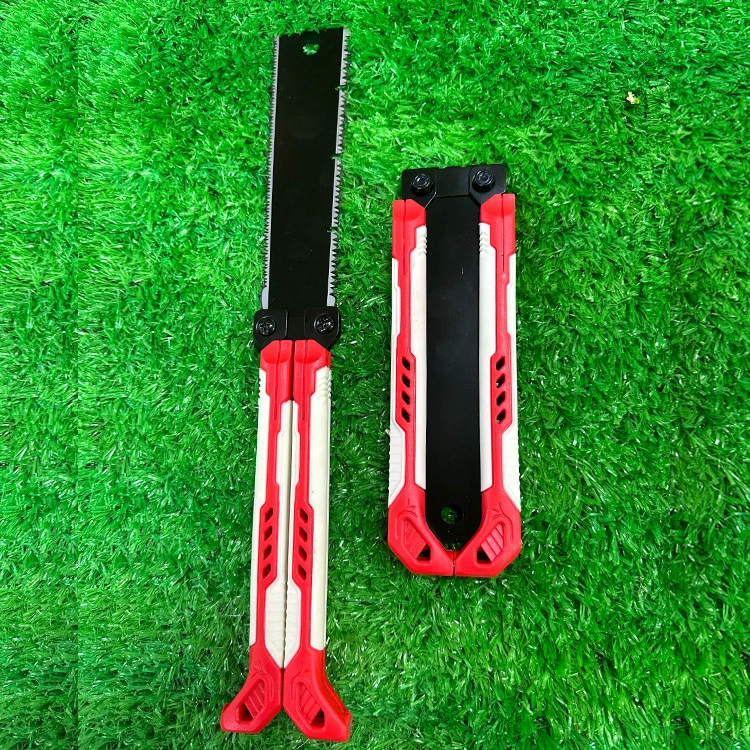 Новая двусторонняя складная пила-бабочка SK5, пила для деревообработки, мелкозубая, для сада и улицы, портативная, маленькая ручная пила