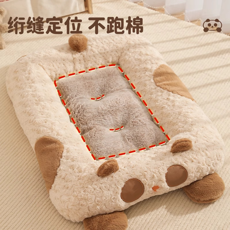 Cama de gato de invierno caliente para gatos, cama de invierno para gatos, cuatro estaciones de seguridad para gatos, sofá para mascotas, cama de invierno para gatos