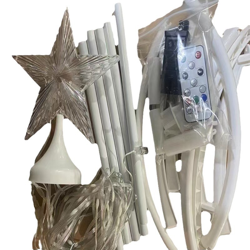 Decoración de Navidad LED slide color árbol de Navidad forma de ventana de la escena de vacaciones atmósfera de diseño creativo de luces