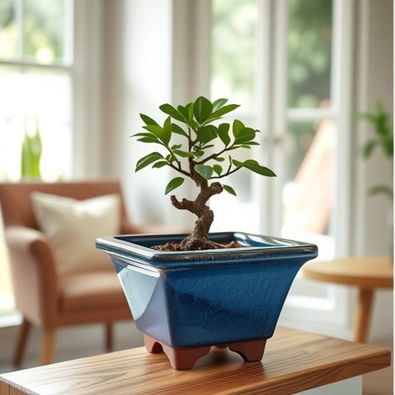 New Purple Sand Flower Pot Yixing Fully Handmade Succulents Miniature Breathable Coarse Pottery Bonsai Pot with Perforated Calamus Gardening