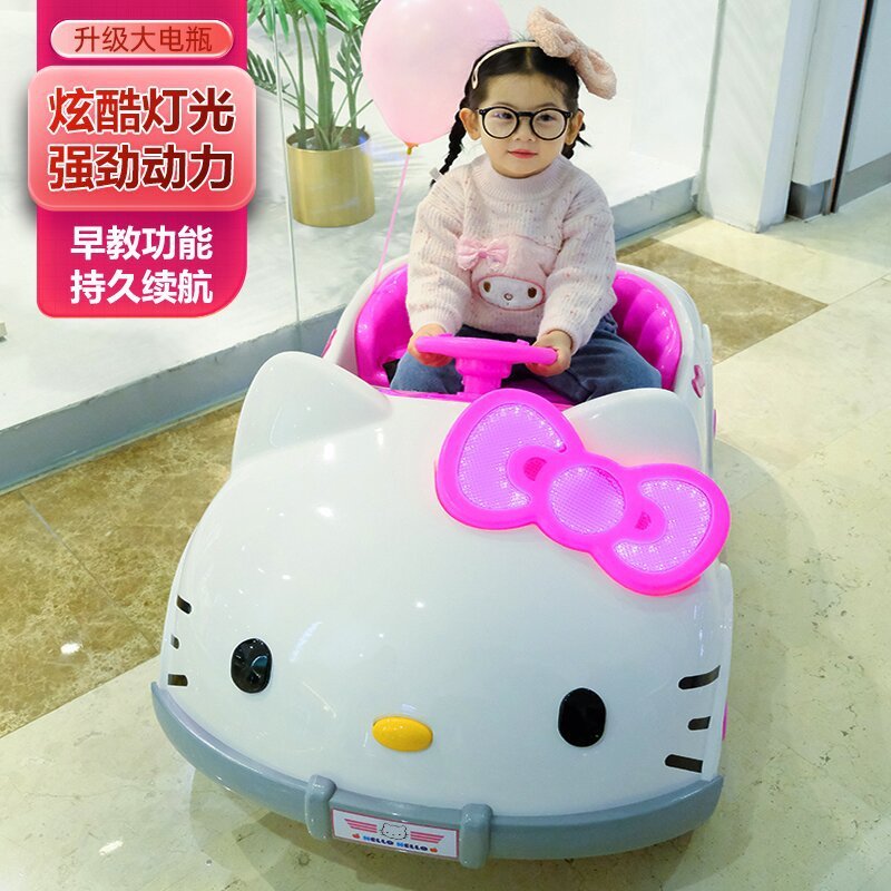 Y3 helloKitty儿童电动车遥控玩具车可坐人四轮电动汽车女孩宝宝|undefined