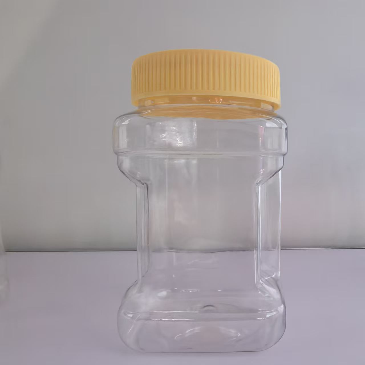 Al contado, 500ml de latas de granos diversos de botellas cuadradas creativas agarradas a mano para mascotas liofilizadas, selladas y transparentes latas de plástico image 3