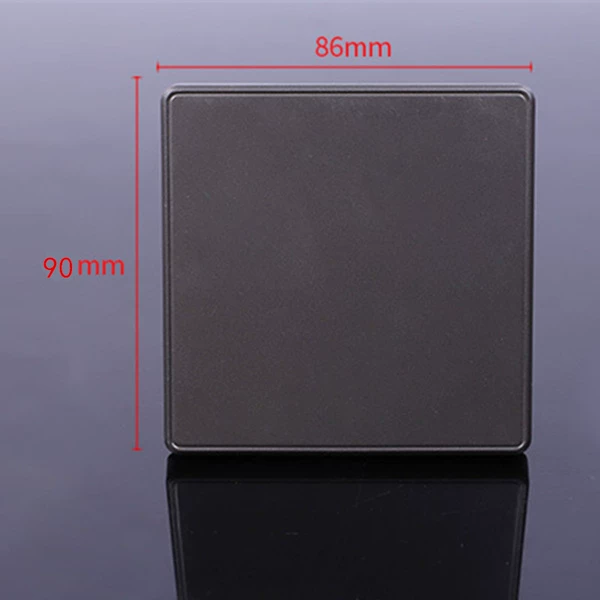 Large plate gray panel