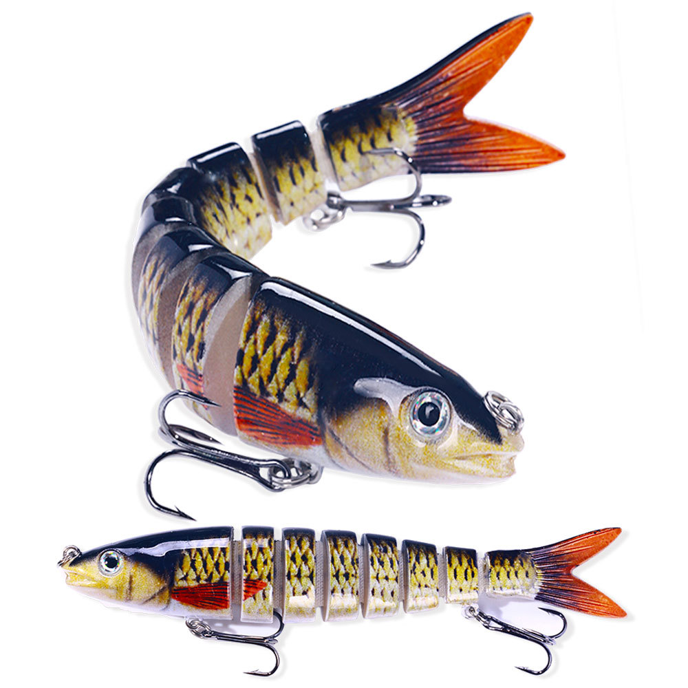 Nuevo Luya cebo multi-Sección de pescado 16 colores 13cm 18g biónico multi-Sección de cebo duro Comercio exterior Luya pesca cebo falso