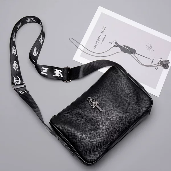 Crossbody Bag Men's New Shoulder Bag Student Bag Men's Multifunctional Satchel Street Fashionable Lightweight Small Bag Cross-Border