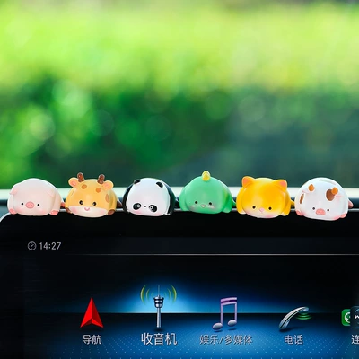 Ornaments Car Center Console Car ornaments - lie-prone-doll-a-set-of-six
