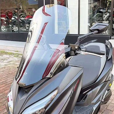 Motorcycle front windshield — Thickened and Heightened Windshield