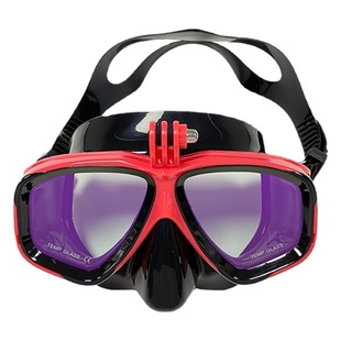 Color-plated diving glasses breathing tube set snorkeling mask full dry anti-fog swimming silicone diving glasses