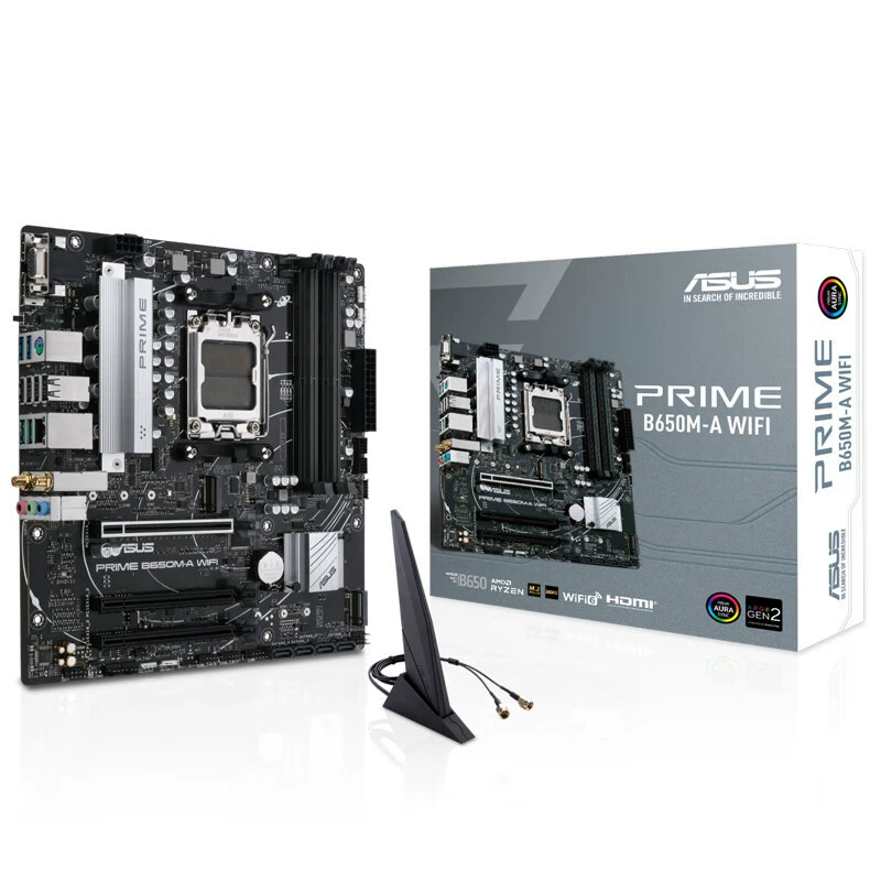 Материнская плата Master series Prime B650M-A WiFi, поддержка DDR5 (AMD B650/Socket AM5)