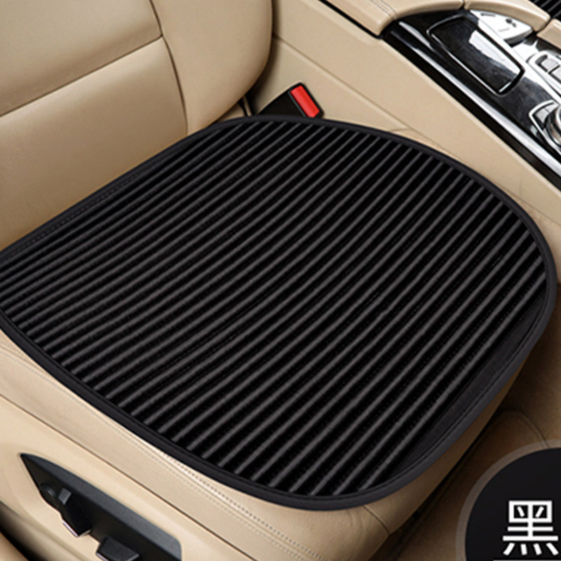 Universal Car Seat Cushion Four Seasons Universal Bamboo Charcoal Filling (Seat cushion, seat cover) - black-driver-seat-1-piece