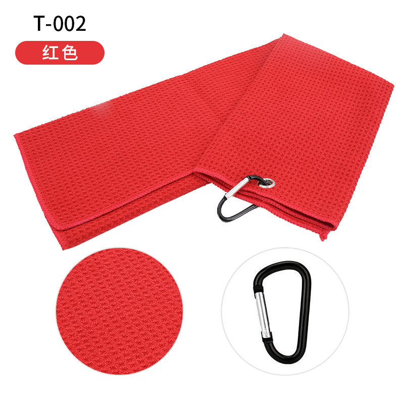 Venta caliente transfronteriza Toalla de limpieza de golf delicada Toalla de gancho trapo Club limpie fuente de fábrica de entrega de una sola pieza