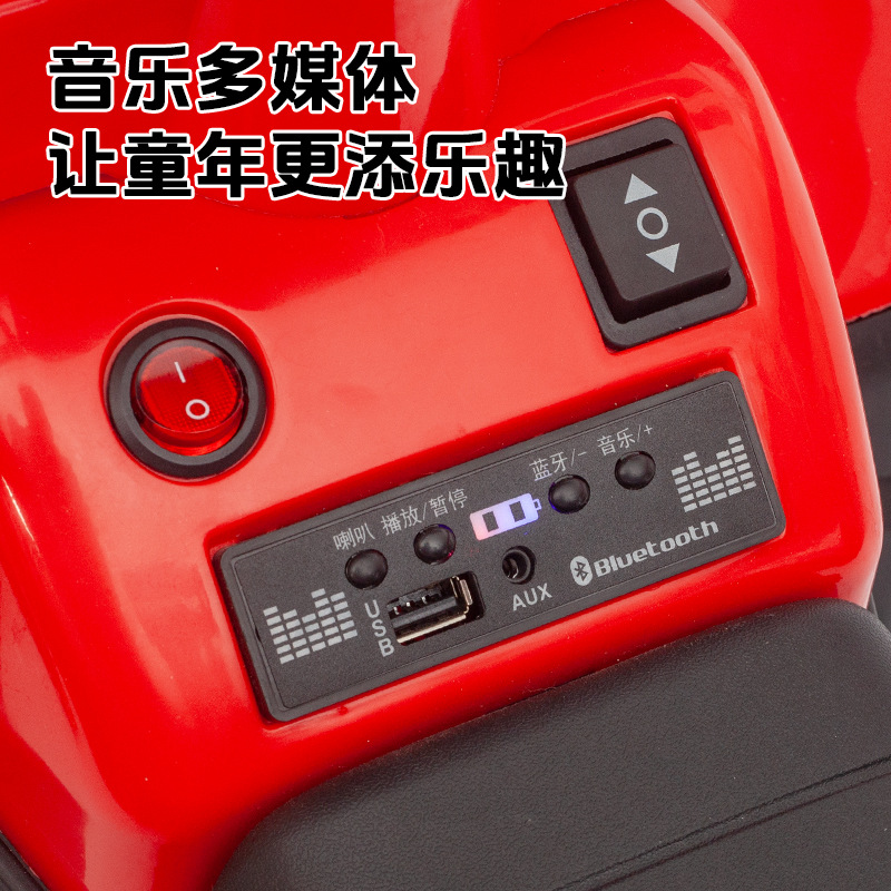 Coche de juguete eléctrico para niños, tobogán todoterreno, asiento para niños, control remoto recargable, doble tracción, todoterreno, cuatro ruedas al por mayor