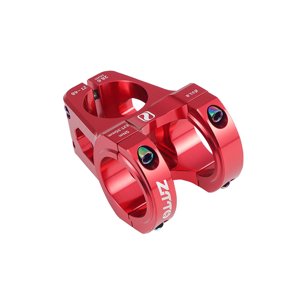 ZTTO Bicicleta de montaña Bicicleta de pie CNC Aleación de aluminio ultraligera hueca Manguera corta de pie 31.8*35 elevador de velocidad