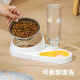 Cat bowl dog bowl anti-knock automatic feeder wholesale pet bowl drinker pet dog basin generation