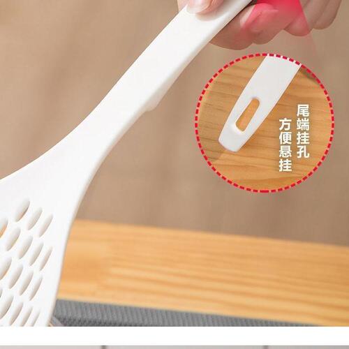 Kitchen household silicone colander for catching dumplings, eggs and noodles colander artifact diameter mesh high temperature resistant creative large spoon
