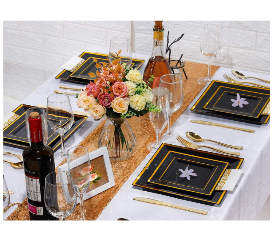 方盘黑底金边1