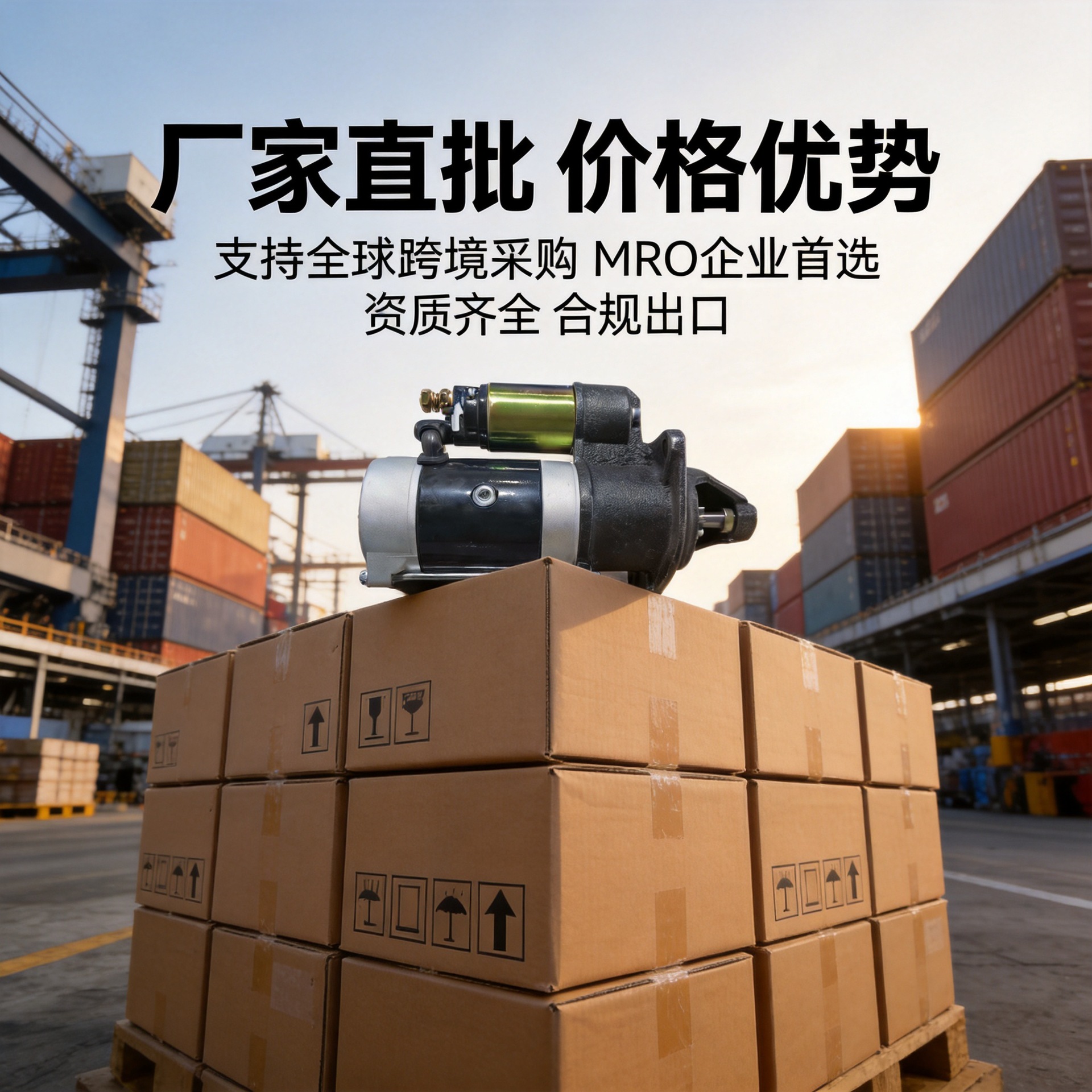 Cross-Border Export Starter Motor Manufacturer Wholesale 12V Forklift Truck Qdj158Dqdj1315A for Forklifts