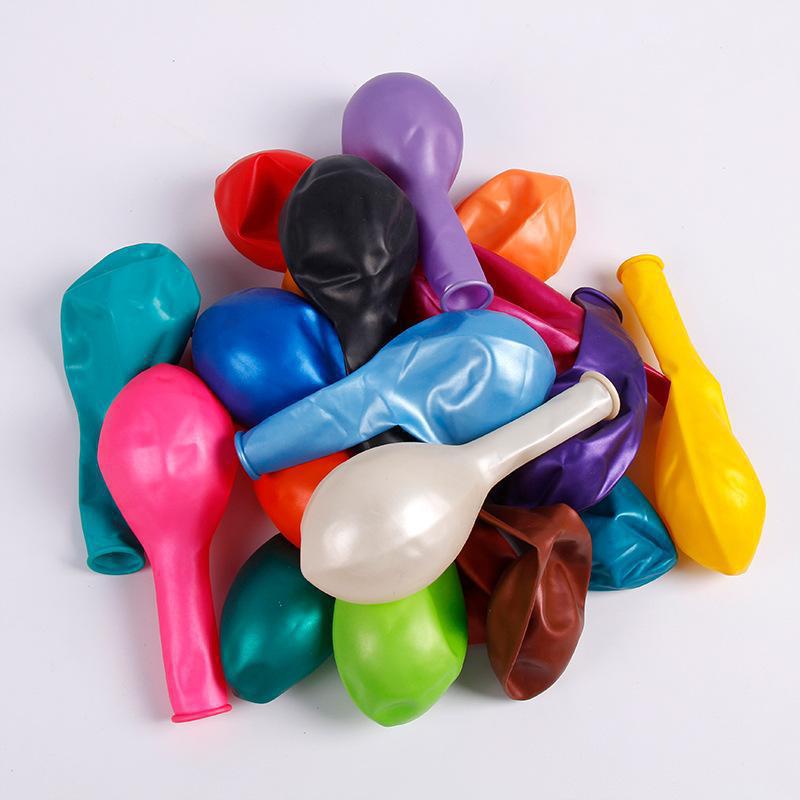 1,8G perla globo boda fiesta decoración globo al por mayor engrosada látex perla globo