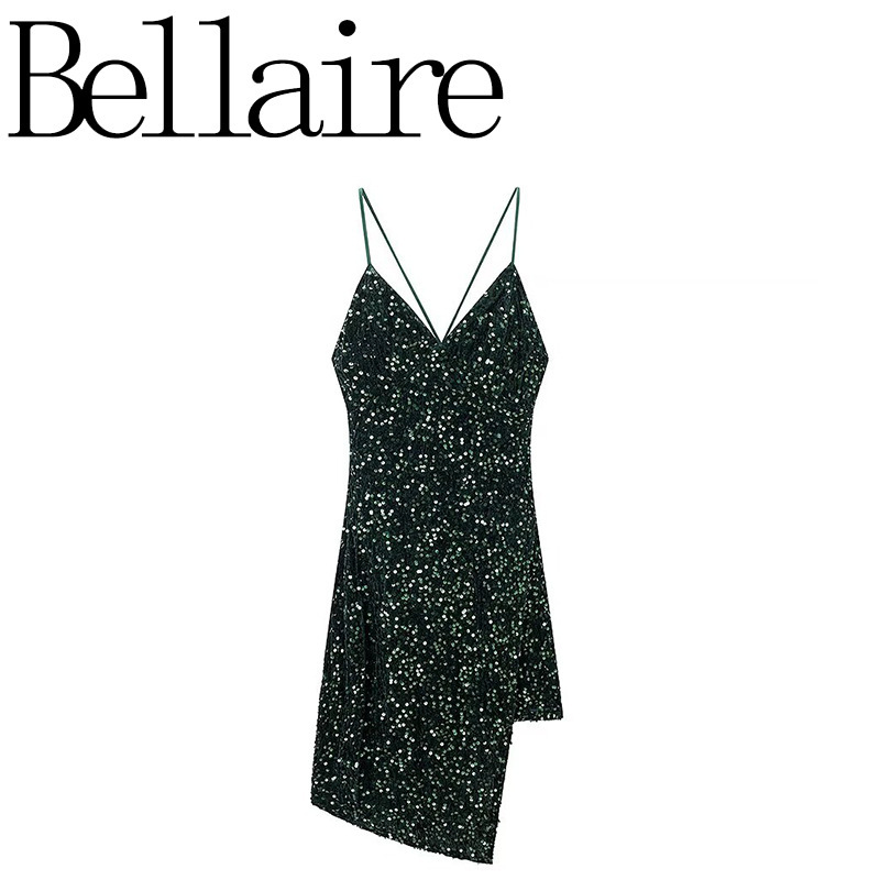 Za Foreign Trade Wholesale European and American Style French Fashion Versatile Simple Style Three-Dimensional Cut Strap Dress