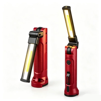 Outdoor multifunctional light source, strong light, car-mounted, auto repair, maintenance, rotating floodlight, rechargeable, magnetic, camping emergency work light (UV fənərlər) - tg-gz02301