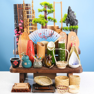 Sashimi Plate Decoration, Japanese Food Decoration, Flowers and Plants, Hotel Naked Food Cold Dish Decoration, Dry Ice Cup