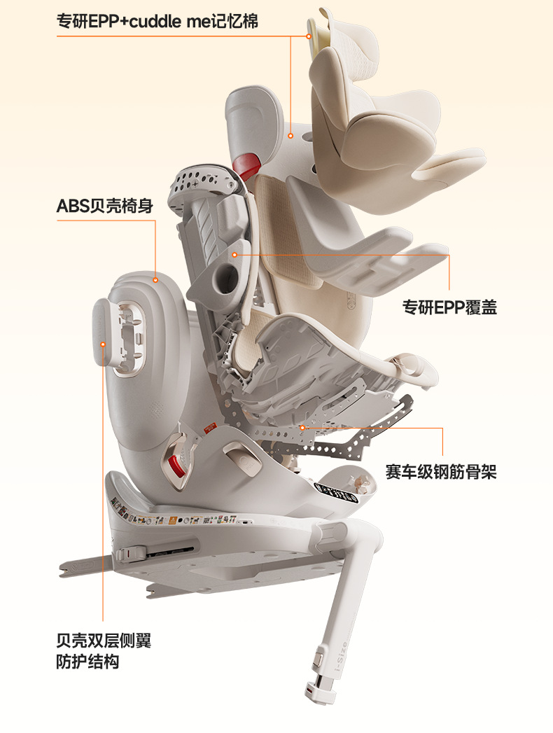 [Brand Source] Welldon Smart Lux Smart Safety Seat for Infants Aged 0-7 Years Old