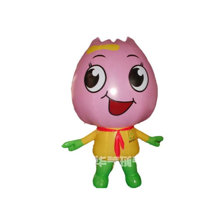 Modelo inflable al por mayor de la fábrica modelo inflable de la historieta que camina modelo inflable de la muñeca de la historieta