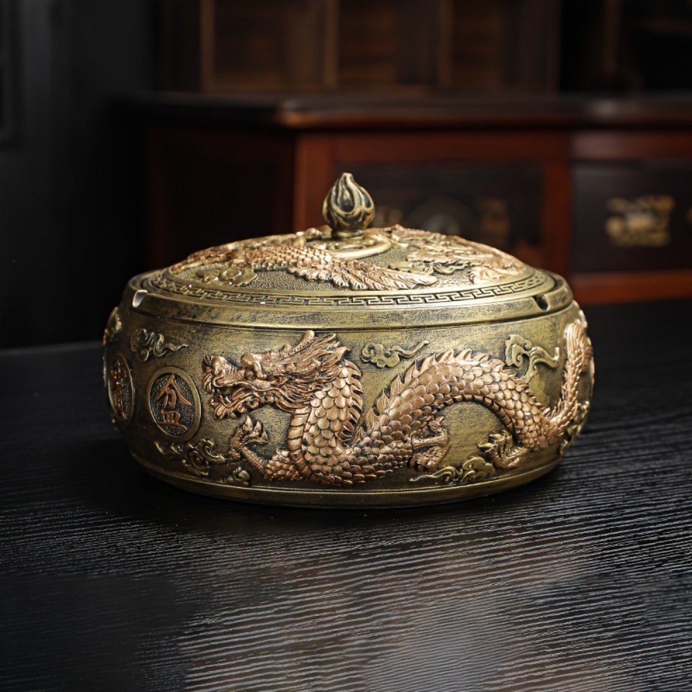 골드 드래곤과 피닉스 재떨이