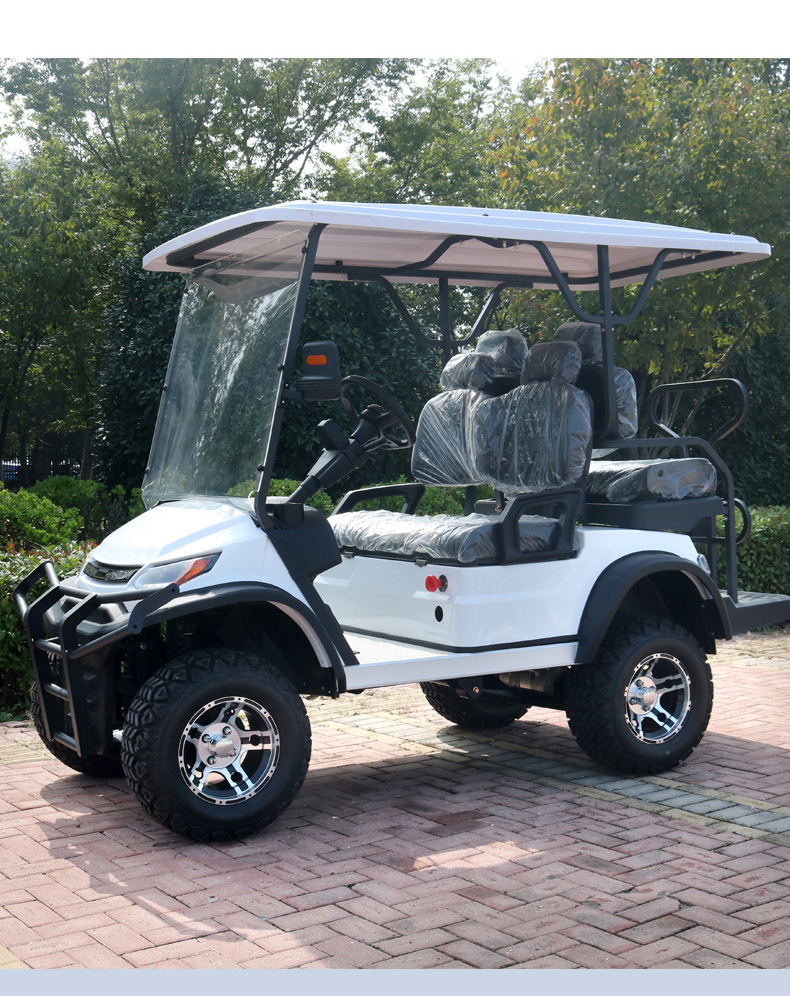 Electric Off-Road Golf Cart, Scenic Spot Sightseeing Vehicle, Real Estate Property Shuttle Bus, Electric Four-Wheel Sightseeing Vehicle