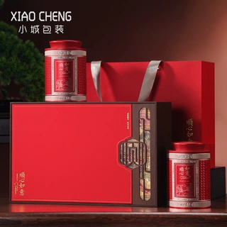 野生红茶叶罐包装盒空礼盒高档古树红茶九曲红梅金骏眉礼盒装空盒